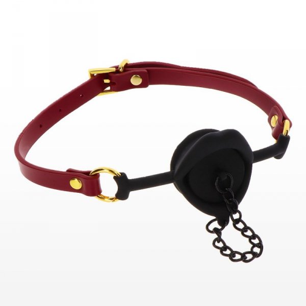 Taboom Kinky Gag with Plug - knebel (czarny)