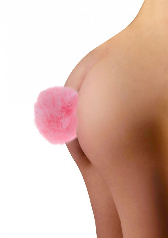 Taboom korek analny Bondage Essentials Bunnytail Buttplug - korek analny (różowy)