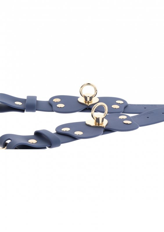 Taboom kajdanki na kostki Silicone Ankle Cuff Set - kajdanki (czarny)
