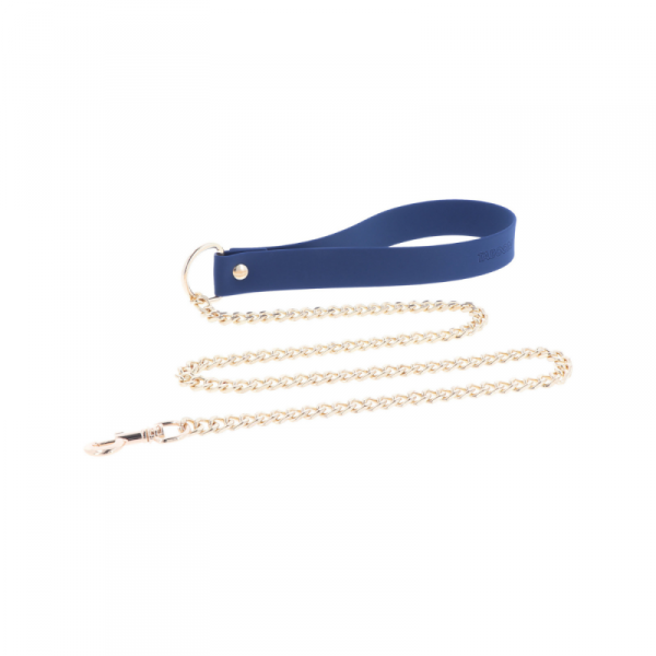 Taboom obróżka ze smyczą Silicone Collar and Leash - obroża i smycz (czarny/złoty)