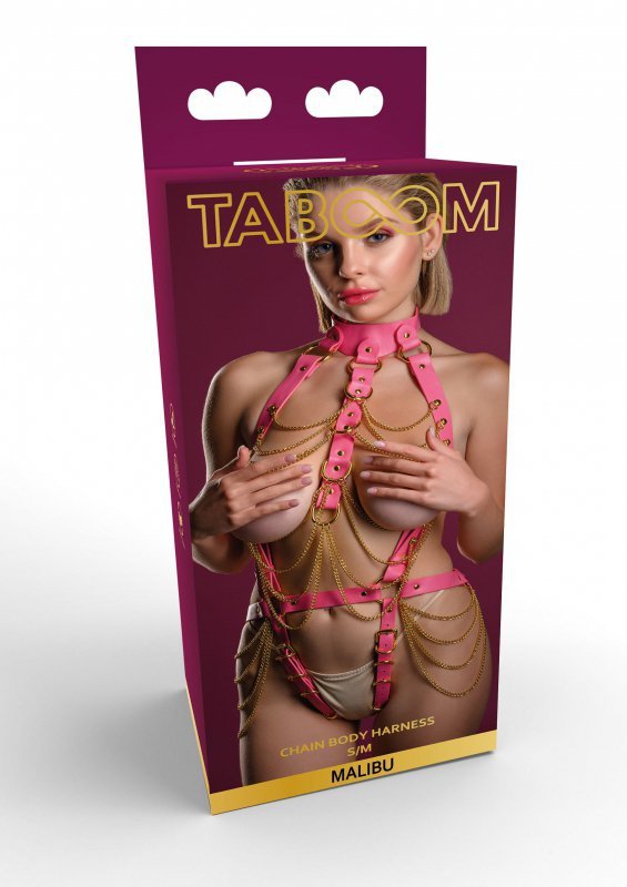 Taboom uprząż Malibu Chain Body Harness L/XL - wiązanie (czerwony)