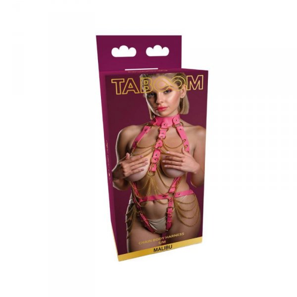 Taboom uprząż Malibu Chain Body Harness L/XL - wiązanie (czerwony)