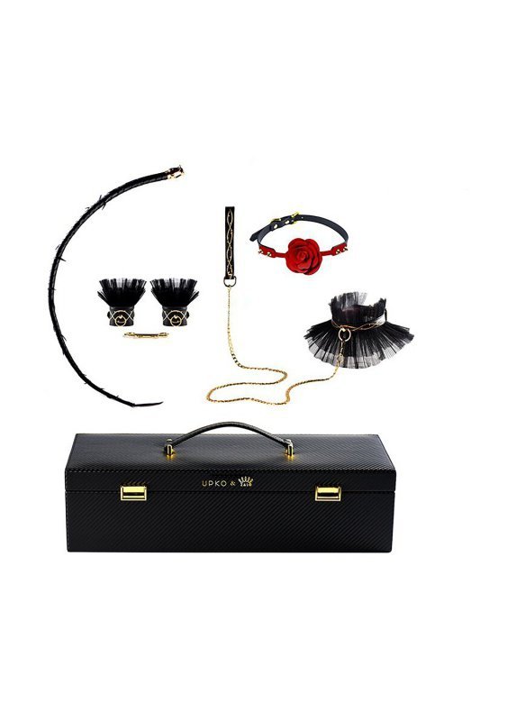 Zalo &amp; Upko Luxurious &amp; Romantic Bondage Play Kit - zestaw akcesoriów (czarny)