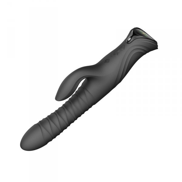 Zalo Mose 2 Obsidian Black - wibrator króliczek (czarny)