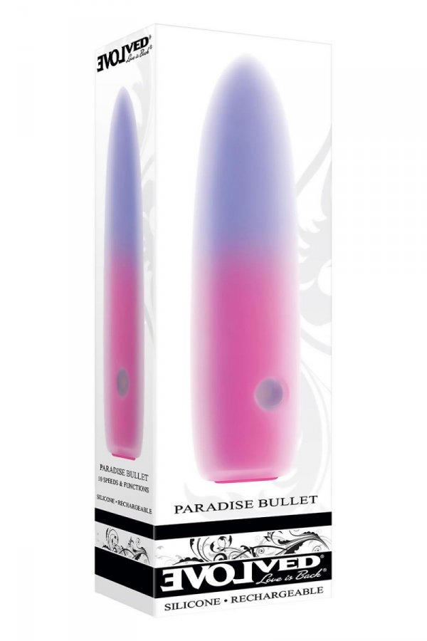 Evolved Paradise Bullet - mini wibrator (różowy/niebieski)