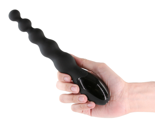 NS Novelties Virtua Black - kulki analne (czarny)