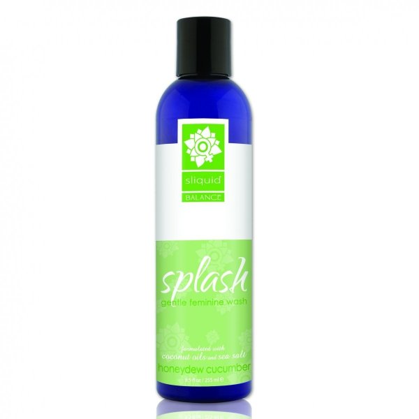 Sliquid Balance Splash Honeydew Cucumber 255 ml - płyn do higieny intymnej dla kobiet (ogórek)