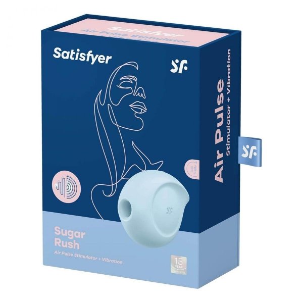 Satisfyer Stymulator-Sugar Rush (Blue) - masażer łechtaczki (niebieski)
