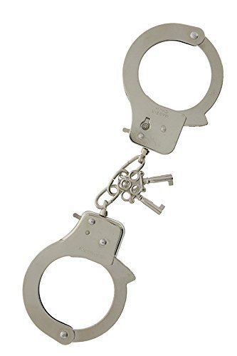 Dream Toys - kajdanki erotyczne z kluczami (Large Metal Handcuffs with Keys)