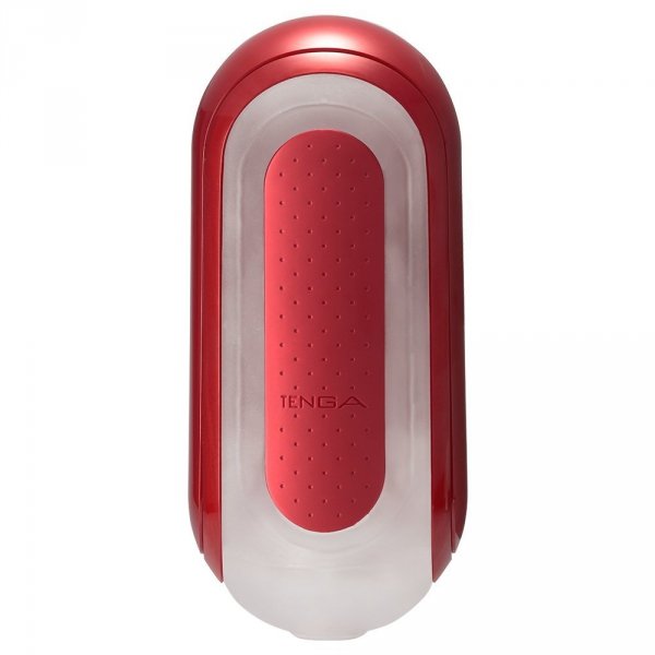 Tenga Flip Zero 0 Red and Flip Warmer Set - ogrzewany masturbator oralny (czerwony)