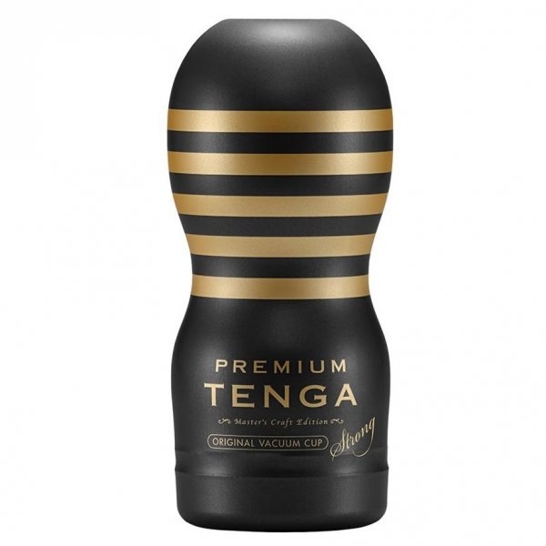 Tenga Premium Original Vacuum Cup Strong - masturbator orlany (czarny)