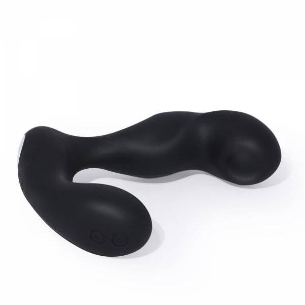 Svakom Iker App Controlled Prostate and Perineum Vibrator - wibrujący masażer prostaty i krocza z aplikacją (czarny)