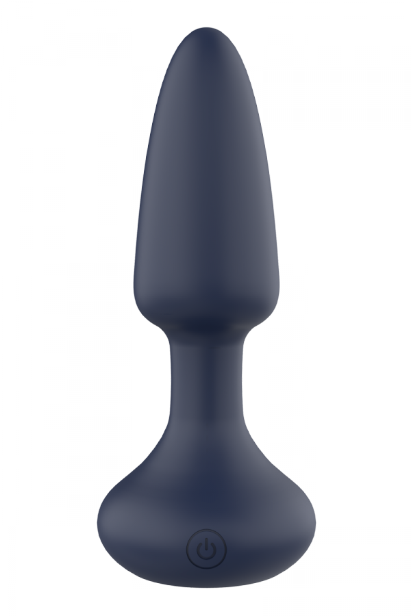 Dream Toys StarTroopers Venus Rotating Anal Plug with Remote - korek analny z wibracjami (granatowy)