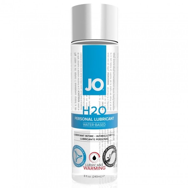 System JO H2O Lubricant Warming 240 ml - rozgrzewający lubrykant na bazie wody 	