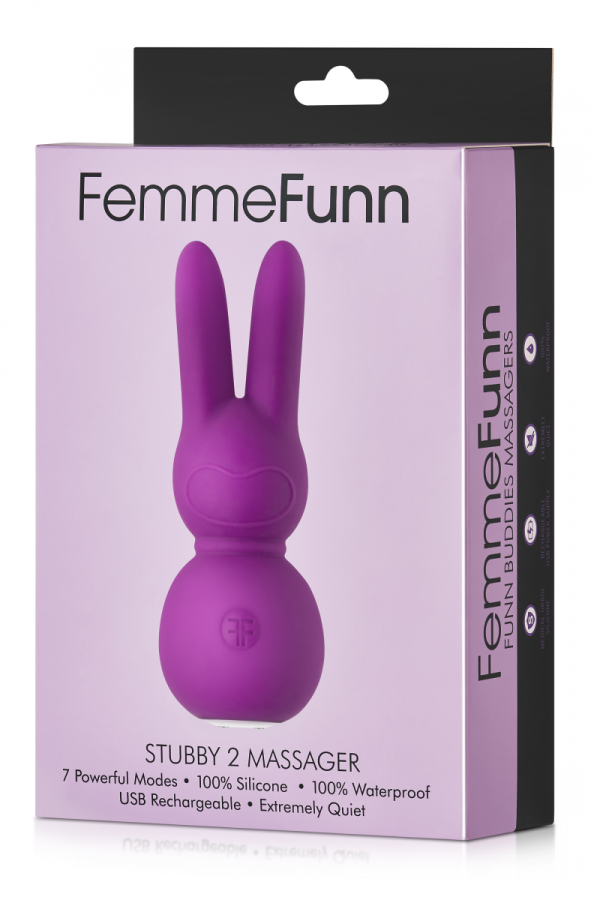 FEMMEFUNN STUBBY 2 MASSAGER PURPLE - masażer łechtaczki (fioletowy)