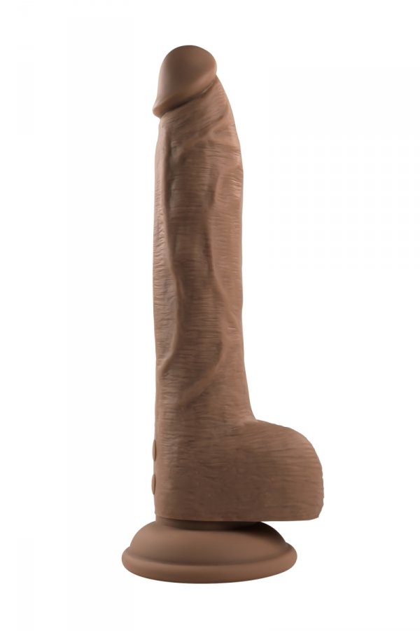 EVOLVED THRUST IN ME 9.25 INCH DARK - dildo z przyssawką (cielisty)