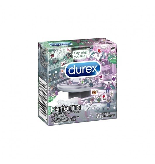 Durex Performa - Prezerwatywy opóźniające wytrysk (1op./3szt.)