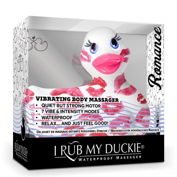 I Rub My Duckie 2.0 Romance - masażer łechtaczki (biało-różowy) 