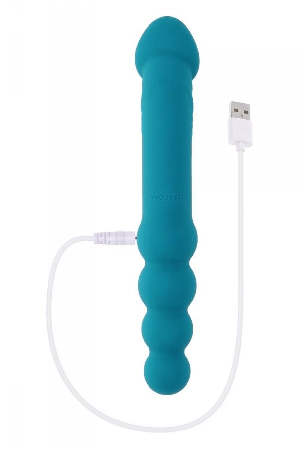Evolved Flip Flop - wibrator wielofunkcyjny (niebieski)