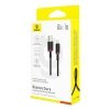 Kabel Baseus Dura USB-Typ C 60W 1m (czerwono-czarny)