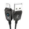 Kabel Baseus Unbreakable USB-IP 2.4A 1m (czarny)