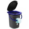 GREENBLUE TOALETA TURYSTYCZNA, CZARNO-GRANATOWA GB320BB