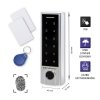 QOLTEC ZAMEK SZYFROWY DOTYKOWY PROTEUS Z CZYTNIKIEM LINII PAPILARNYCH | RFID | KOD | KARTA | BRELOK | DZWONEK | IP68 | EM