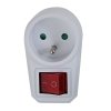 ESPERANZA ROZGAŁĘŹNIK/ADAPTER ELEKTR. 1 GN. WŁ. BIAŁY ELK301W