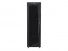 LANBERG SZAFA STOJĄCA RACK 19 42U 600X1000 DRZWI SZKLANE LCD CZARNA FF01-6042-12BL (FLAT PACK)