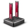 Axagon ADSA-M2C stacja dokująca do dysków twardych USB 3.2 Gen 2 (3.1 Gen 2) Type-C