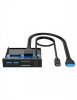 Panel przedni Graugear Multi z koncentratorem USB + czytnikiem kart