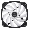 Silverstone Shark Force 160 ARGB Obudowa komputera Wentylator Czarny, Biały 1 szt.