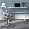 Biurko ręczna regulacja wys  Ergo Office, max 40 kg, max wys 117cm,  z blatem do pracy stojąco siedzącej, ER-401 W