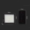 Projektor LED Solarny V-TAC 10W Pilot, AUTO, Timer, IP65 Czarny VT-80W 4000K 800lm