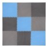 Mata puzzle Multipack One Fitness MP10 niebiesko-szare 9 elementów 10 mm