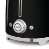 Toster Smeg TSF02BLEU czarny 4 kromek, metalowa obudowa