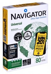 Papier xero ksero biurowy Universal Premium Navigator 8247A80 (A4; 80g/m2; 500 szt.arkuszy; papier biały)