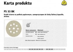 K.KRĄŻEK 225 PS33BK  gr.150 OTW.GLS38 /50szt.