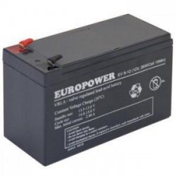BATERIA 12V 9AH VRLA EV9-12 T2 EUROPOWER EMU