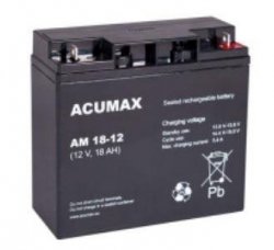 BATERIA 12V 18AH VRLA AM18-12 ACUMAX EMU