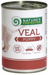 Nature's Protection Puppy Veal 400g  dog food