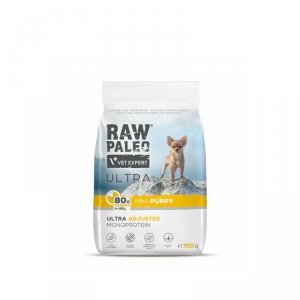 VetExpert Raw Paleo Ultra Indyk Mini Puppy 750g