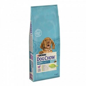 PURINA DOG CHOW Puppy Lamb - sucha karma dla szczeniąt wszystkich ras - 14 kg