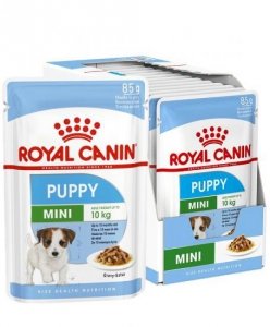 ROYAL CANIN SHN Mini Puppy w sosie - mokra karma dla szczeniąt - 12X85 g