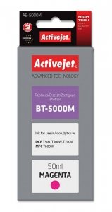 Activejet AB-5000M Tusz Buteleczka z atramentem  (zamiennik Brother BT-5000M; Supreme; 50 ml; czerwony)