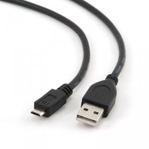 Kabel GEMBIRD CCP-MUSB2-AMBM-6 (USB M - Micro USB M; 1,8m; kolor czarny)