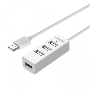 UNITEK HUB 4X USB 2.0 - BIAŁY, Y-2146