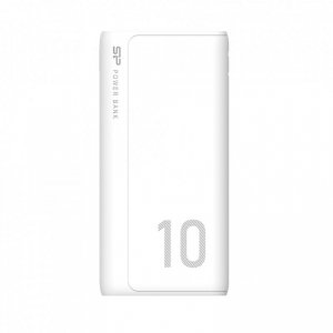 Powerbank Silicon Power GP15 10000mAh 2xUSB A, 1x mUSB + 1x USB C, biały
