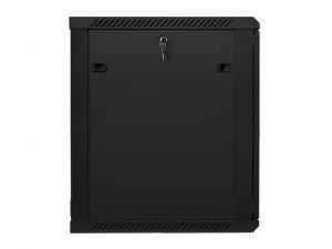 Szafa jednosekcyjna, zamykana na zamek Lanberg WF01-6615-10B (15U; 769mm / 600mm / 600 mm; stojąca; Otwierane; 19''; k