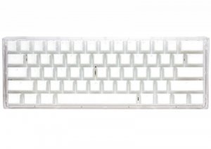 Ducky One 3 Aura White Mini Kailh Jel US klawiatura Gaming USB QWERTY Amerykański międzynarodowy Biały